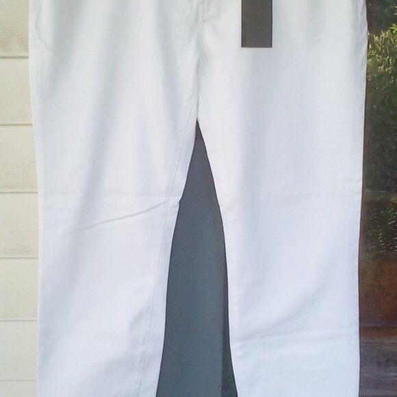 ⛳G/FORE Essential 5 Pocket SNO White Straight Leg Pants Size:10 NWT - Picture 8 of 16